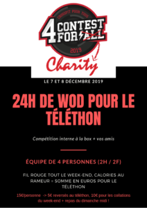 Affiche du Contest for charity